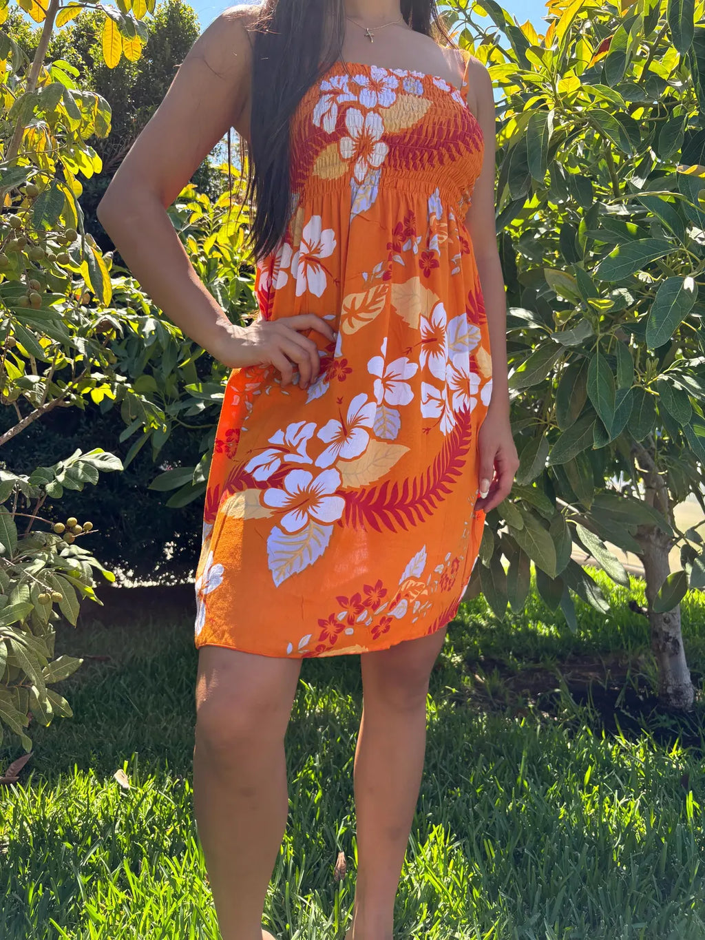 Aulani Sun Dress - Orange