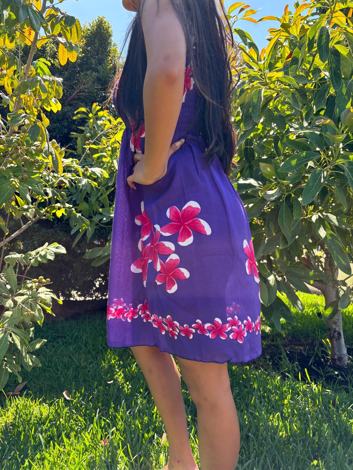Mahina Sun Dress - Purple