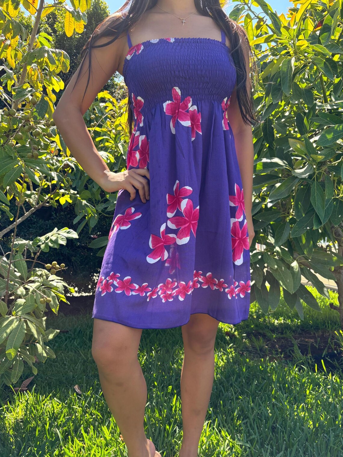 Mahina Sun Dress - Purple