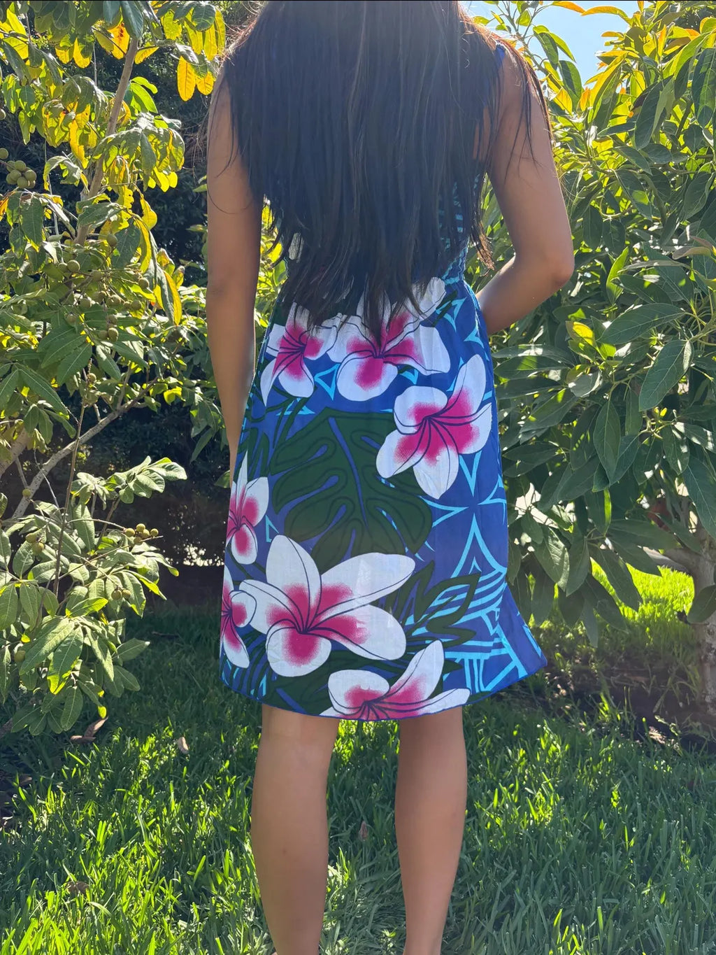 Luana Sun Dress - Blue