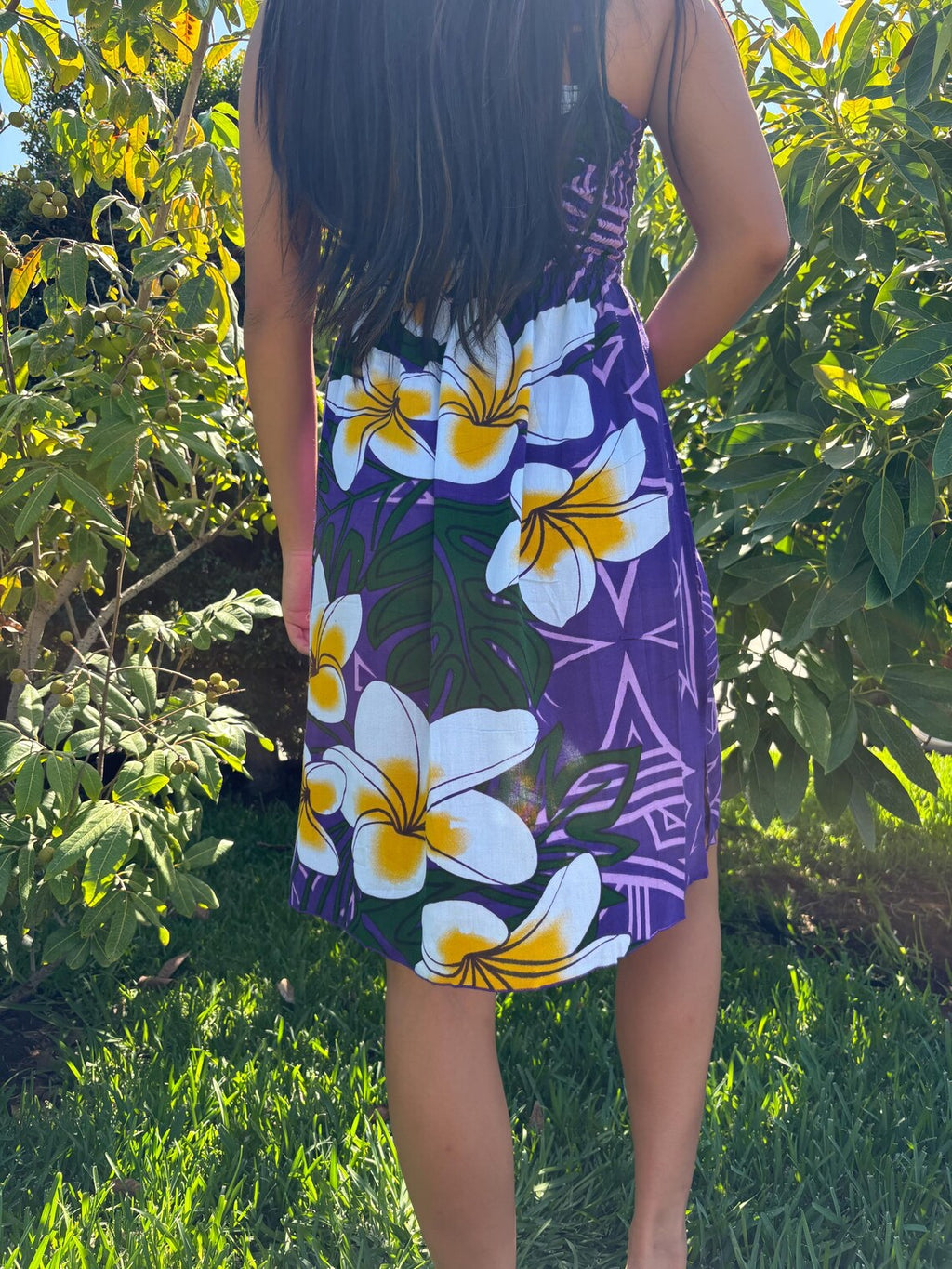 Luana Sun Dress - Purple