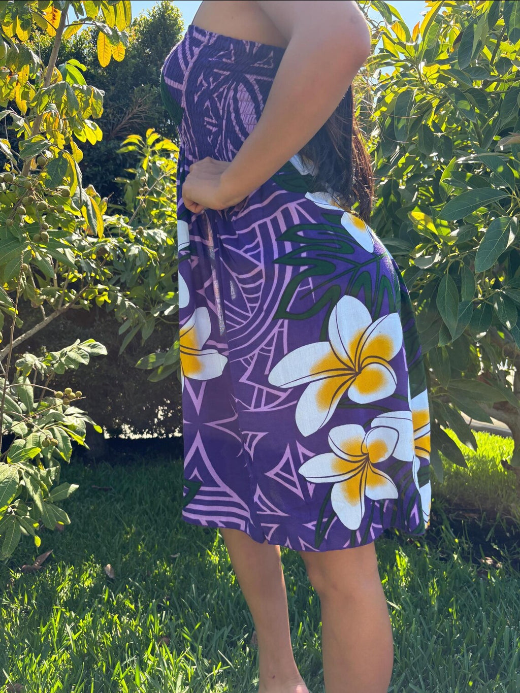 Luana Sun Dress - Purple