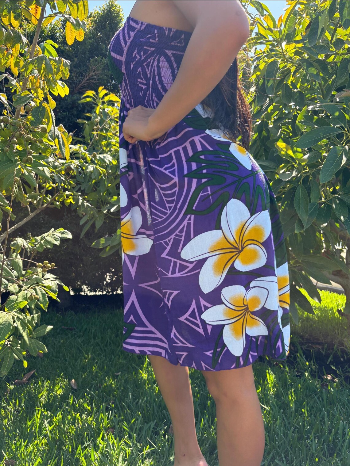 Luana Sun Dress - Purple