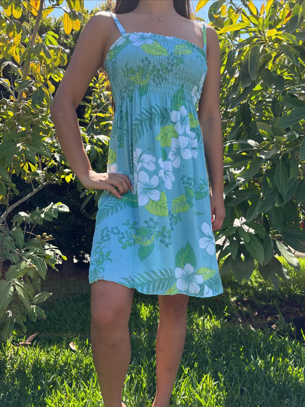 Aulani Sun Dress - Turquoise