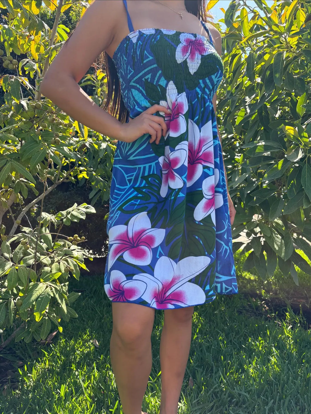 Luana Sun Dress - Blue