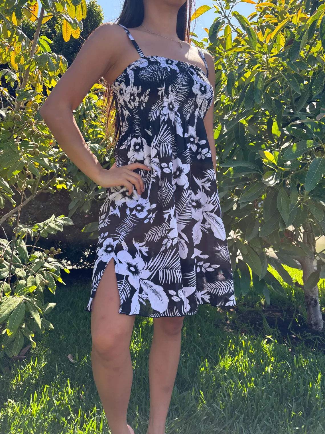 Palila Sun Dress - Black