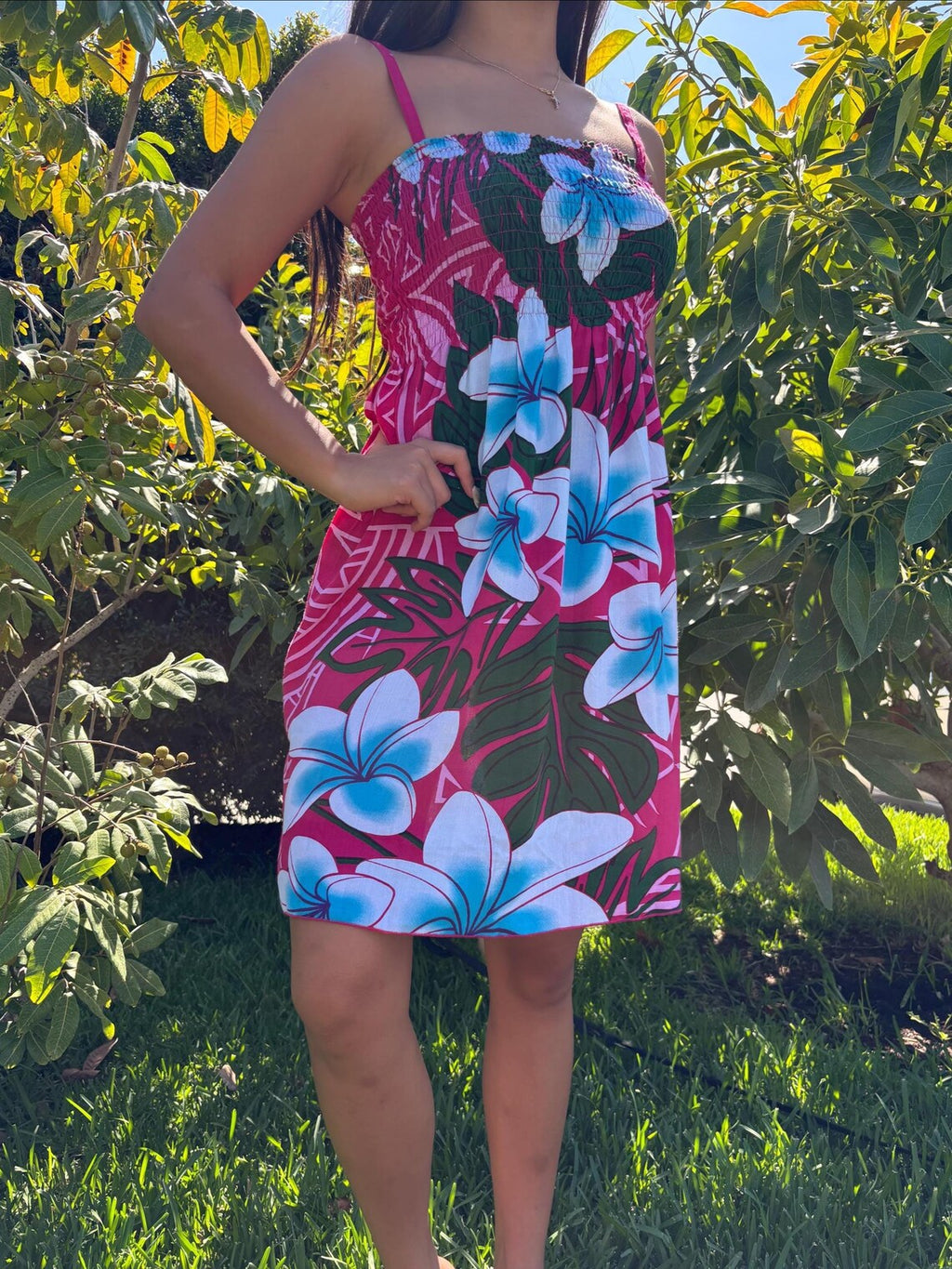 Luana Sun Dress - Pink