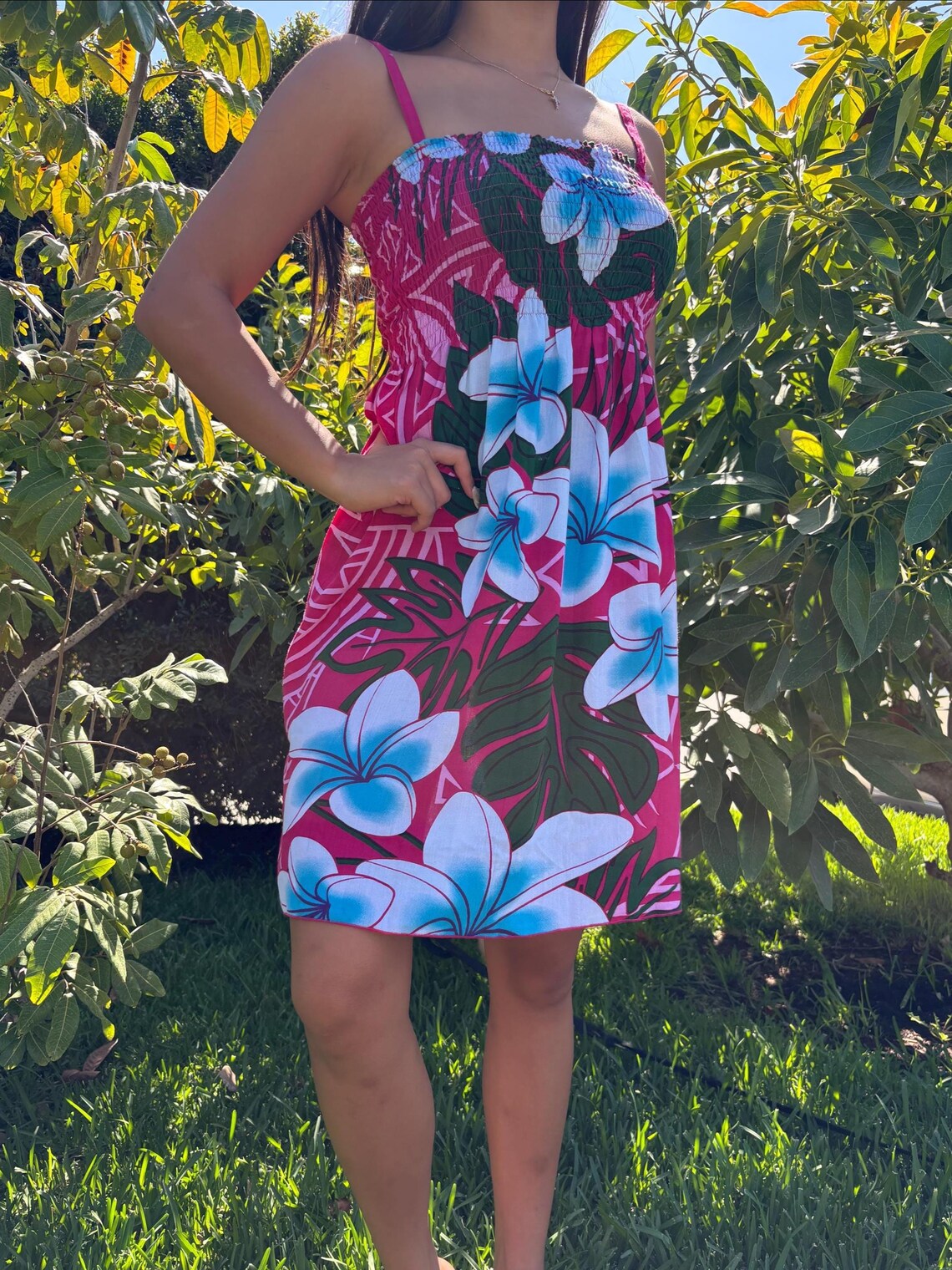 Luana Sun Dress - Pink