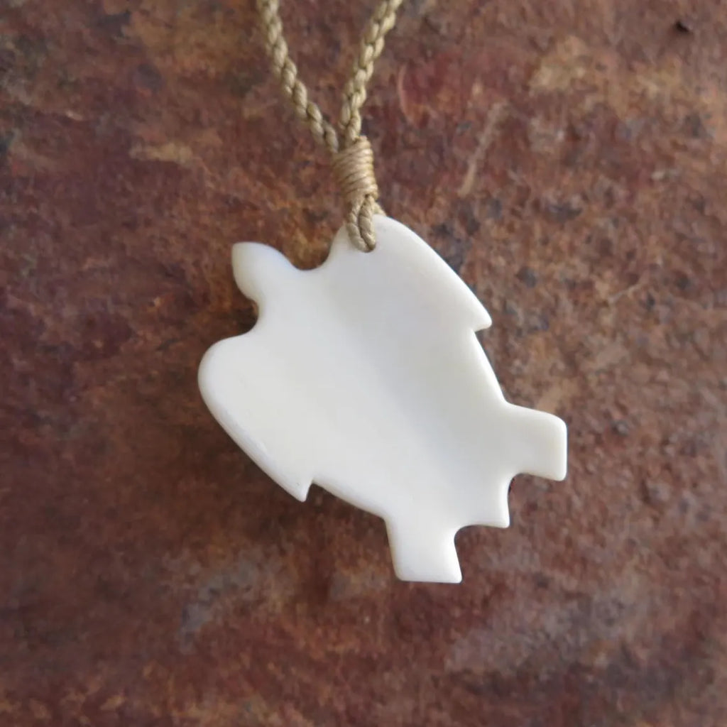 Honu Wood Shell Pendant