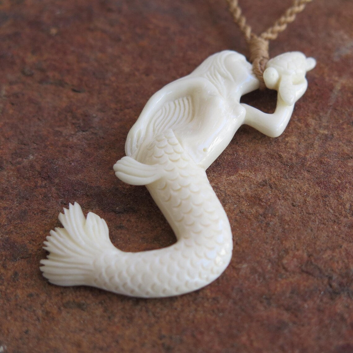 Wahine and Honu Pendant