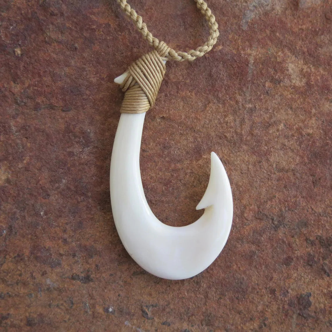 Hawaiian Islands Fish Hook Pendant