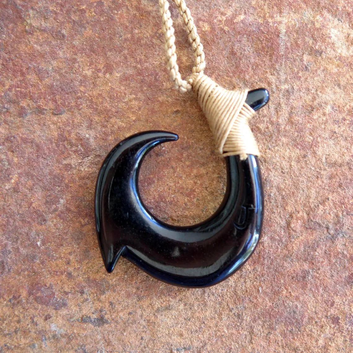 Maori Classic Fish Hook Pendant