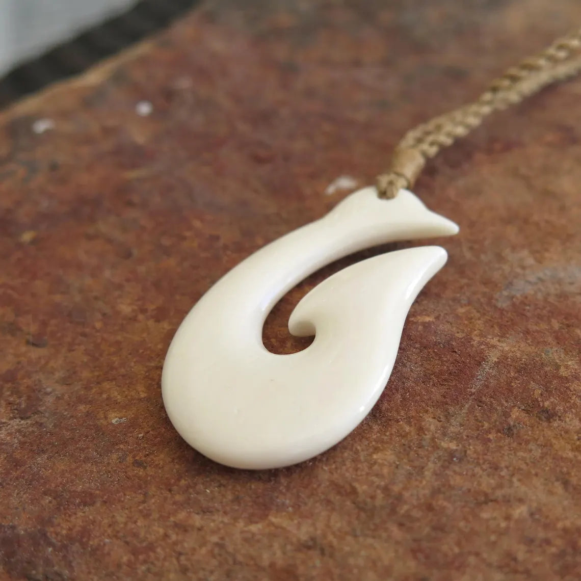 Maori Abstract Fish Hook Pendant