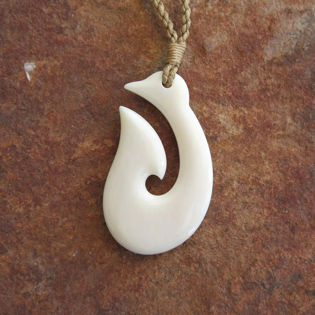 Maori Abstract Fish Hook Pendant