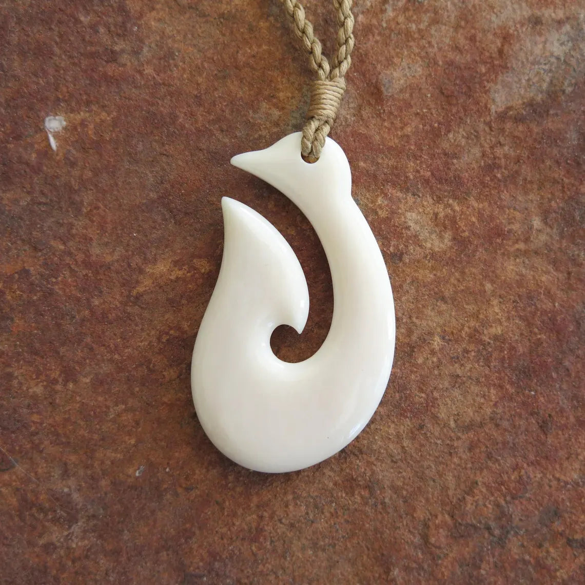 Maori Abstract Fish Hook Pendant