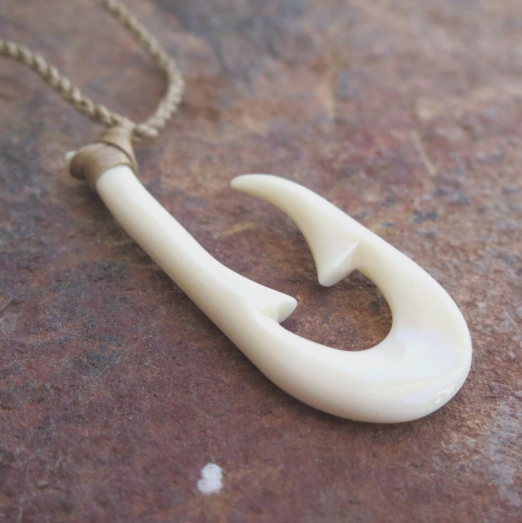 Maori Hunting Fish Hook Pendant