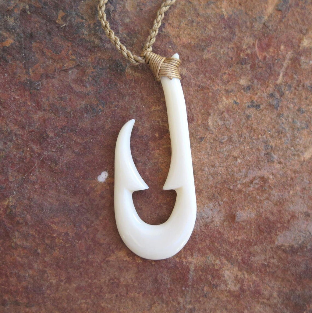 Maori Hunting Fish Hook Pendant
