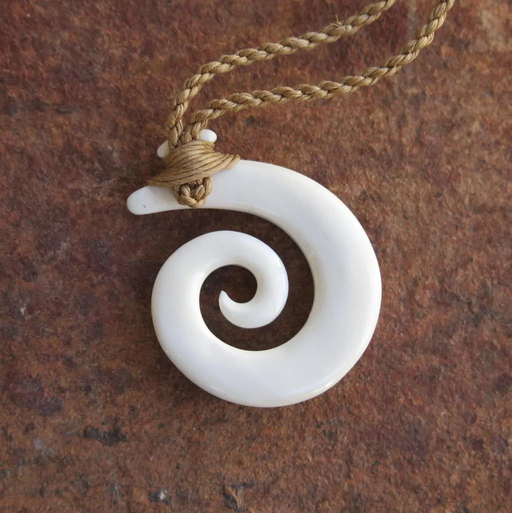 Spiral Tribe Etch Pendant