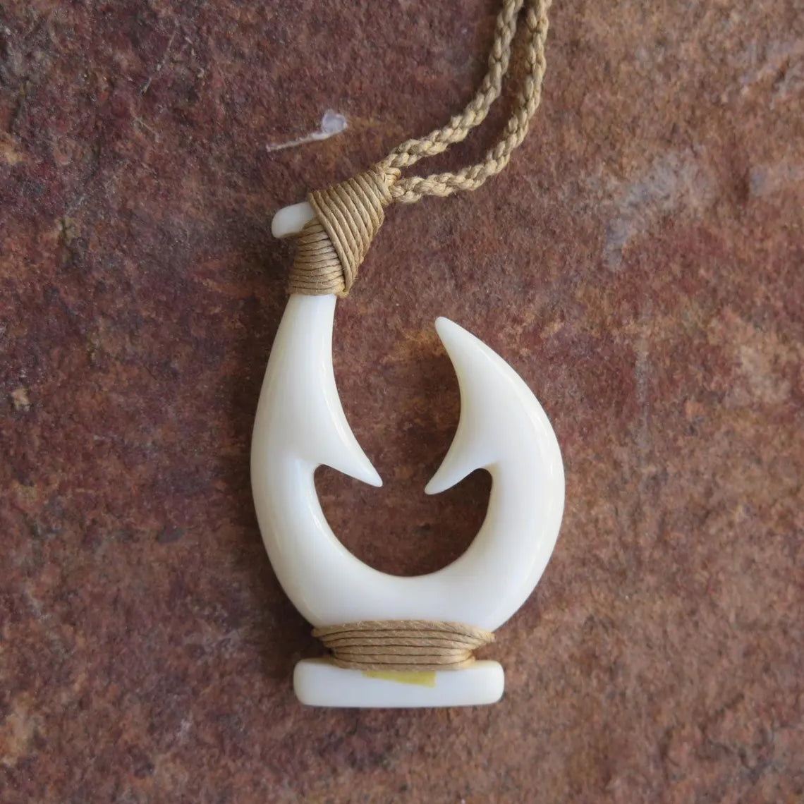 Maori Wrapped Fish Hook Pendant