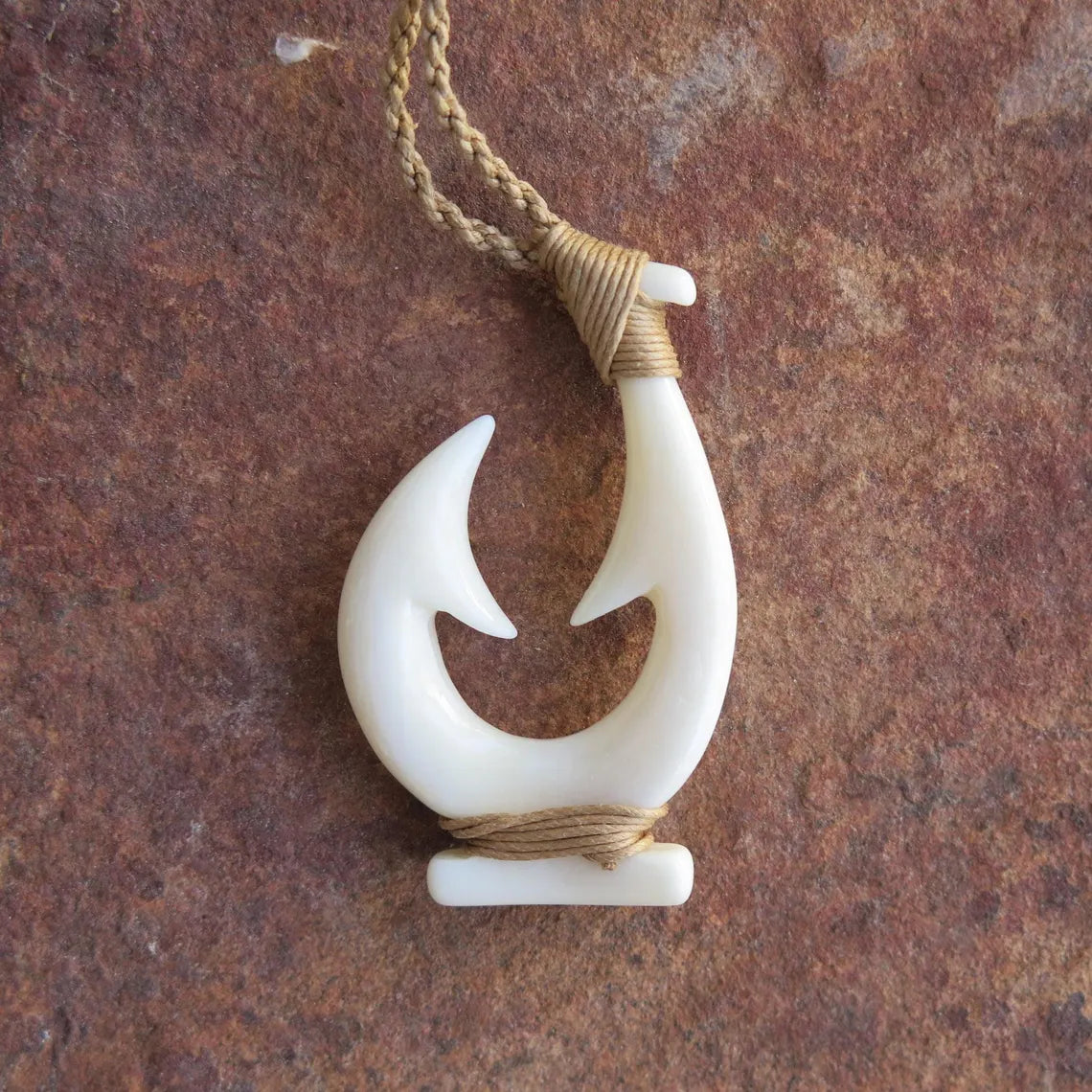 Maori Wrapped Fish Hook Pendant
