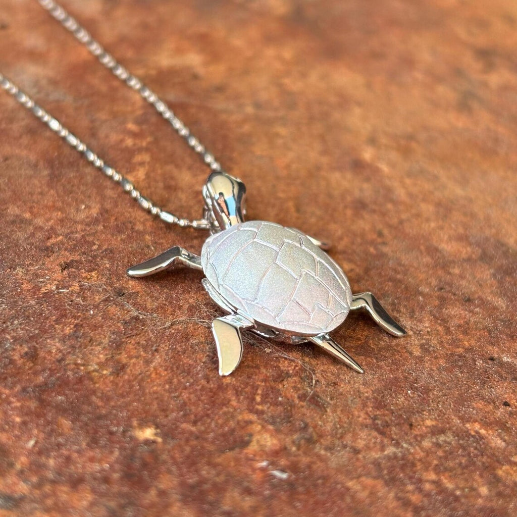 Honu Mobile Pendant - Silver