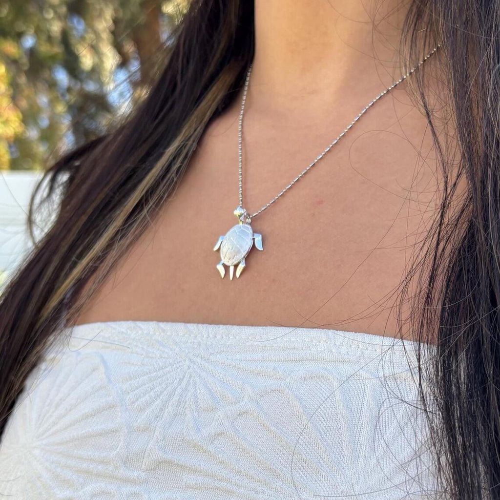 Honu Mobile Pendant - Silver