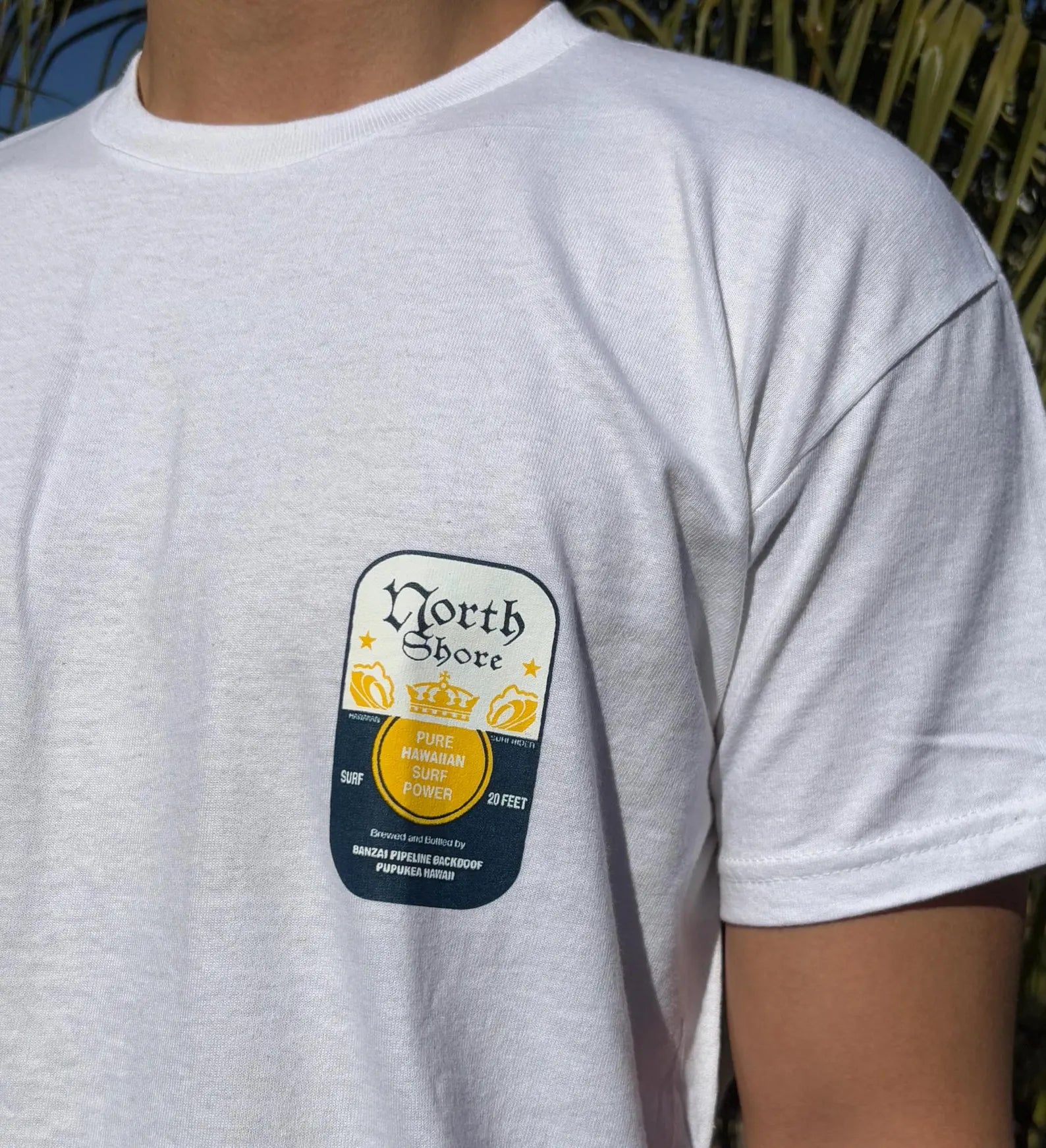 North Shore Corona Graphic Tee - White
