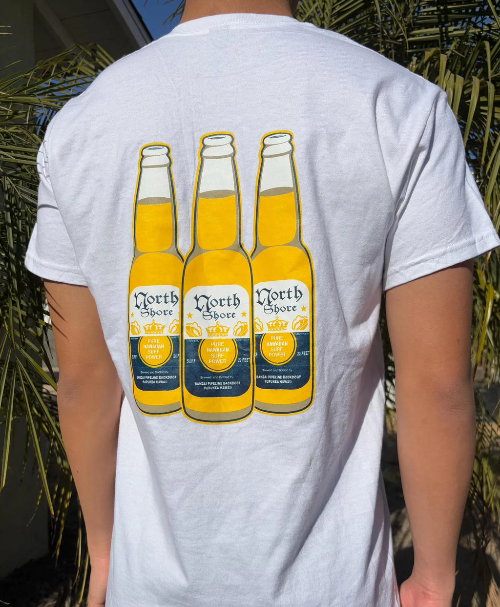 North Shore Corona Graphic Tee - White