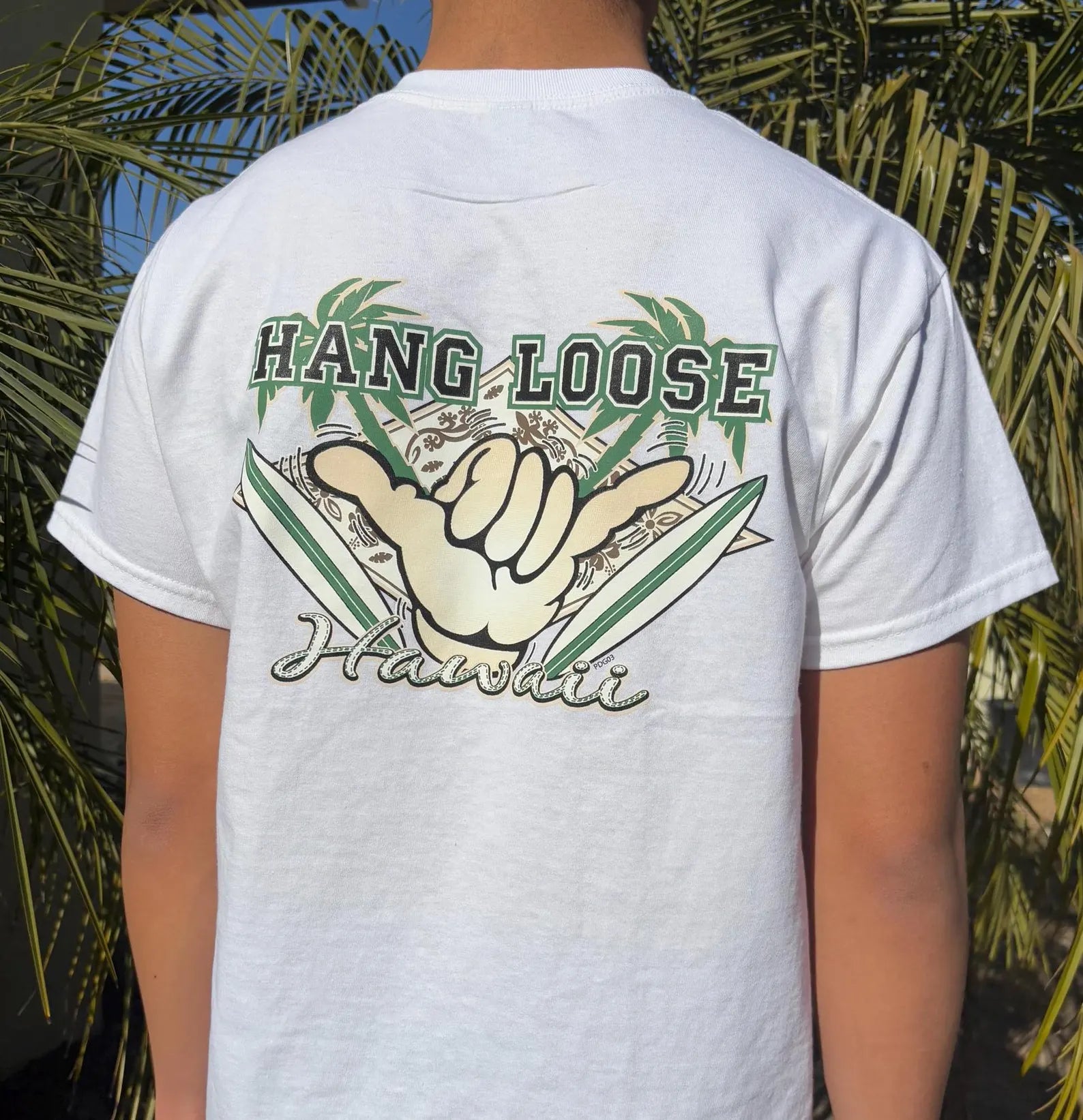 Hang Loose Graphic Tee - White