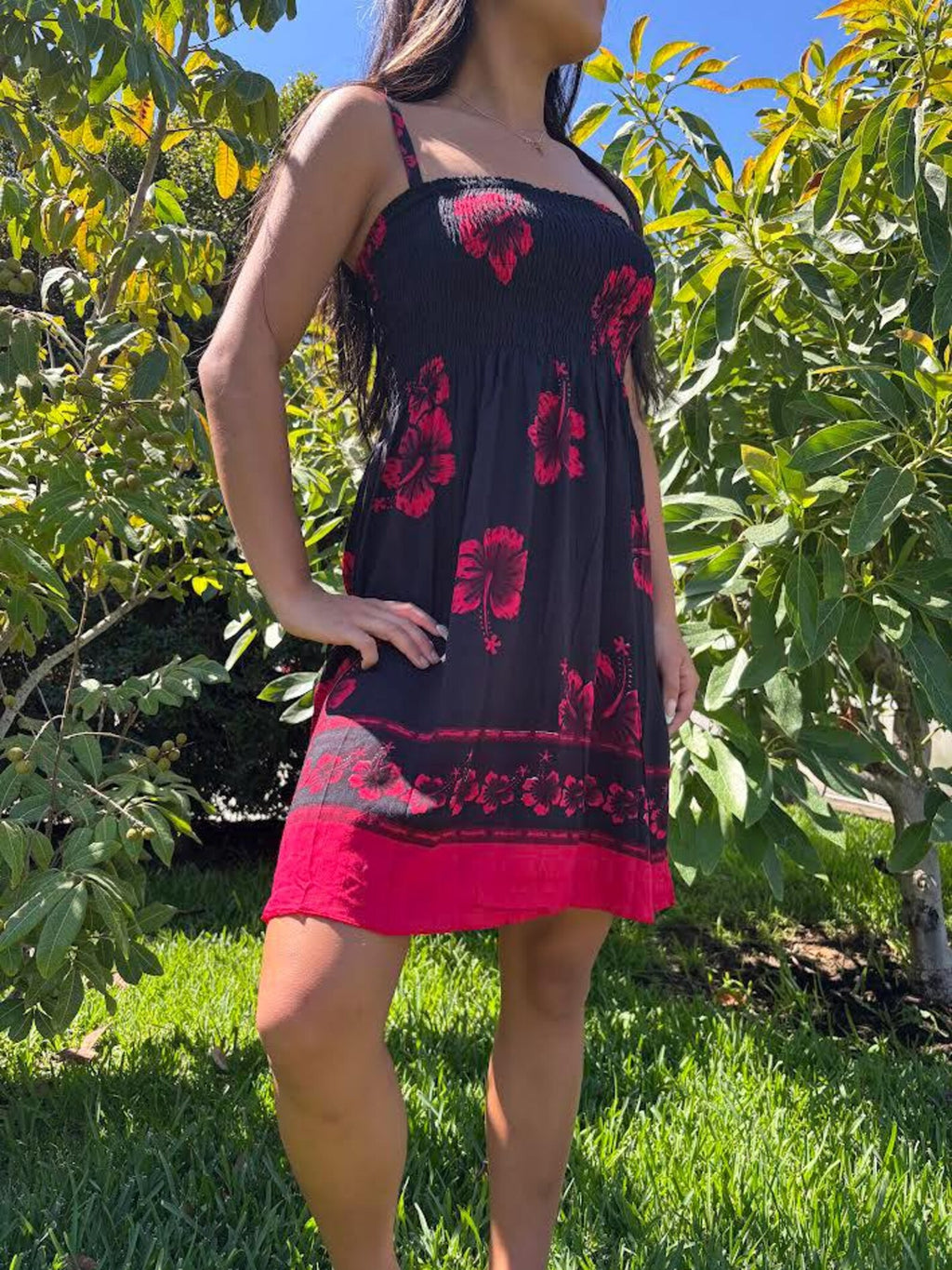 Kalei Sun Dress - Red