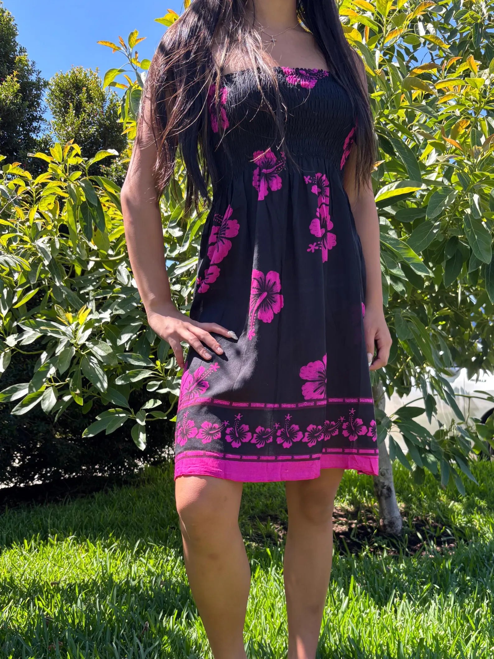 Kalei Sun Dress - Pink