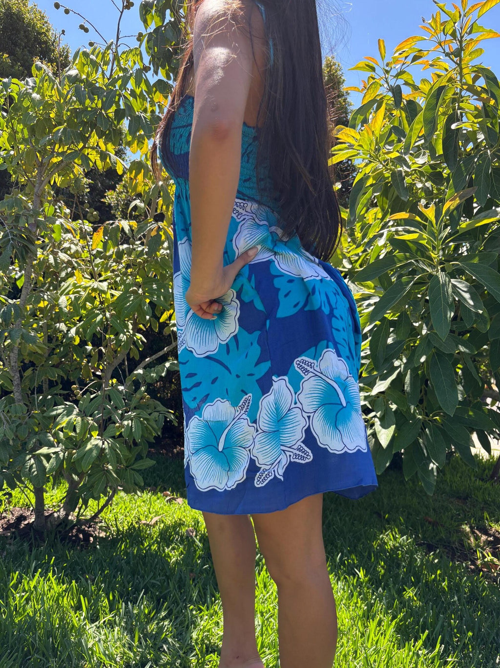 Laulani Sun Dress - Blue