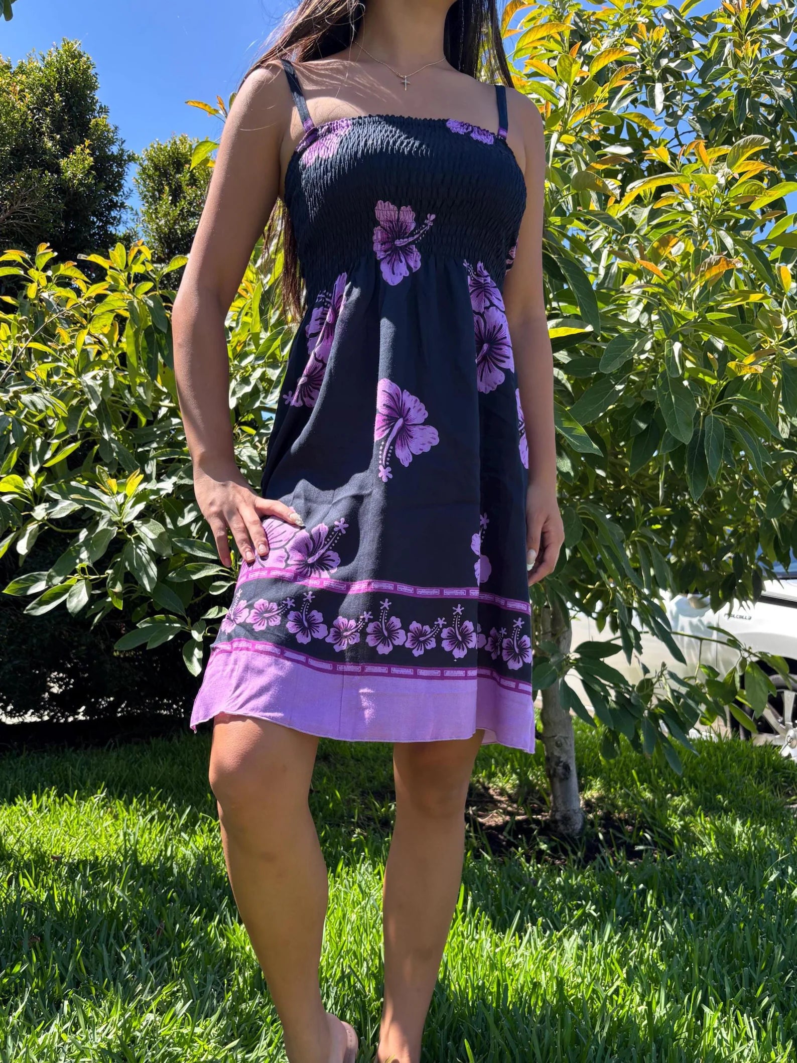 Kalei Sun Dress - Purple