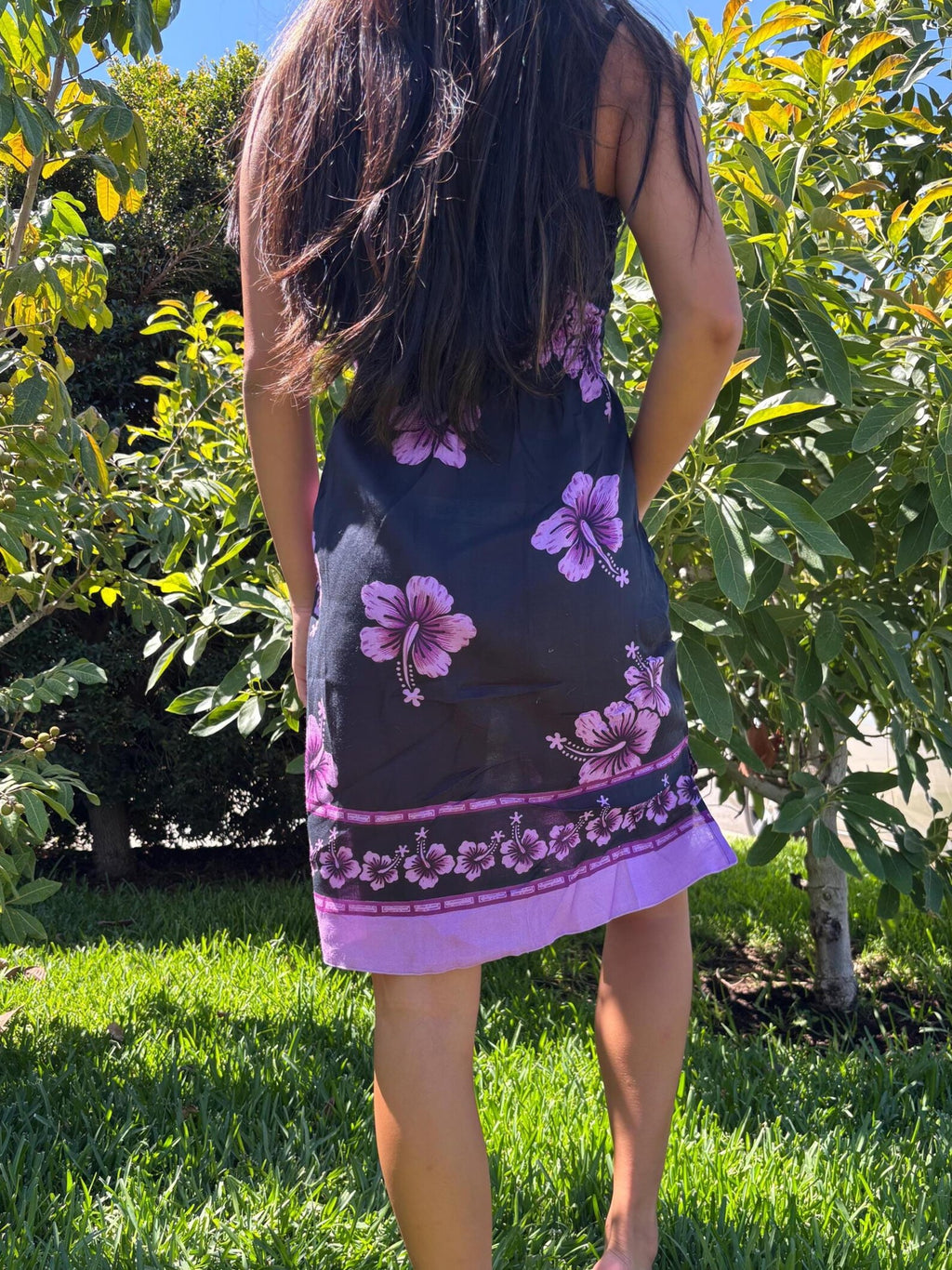 Kalei Sun Dress - Purple