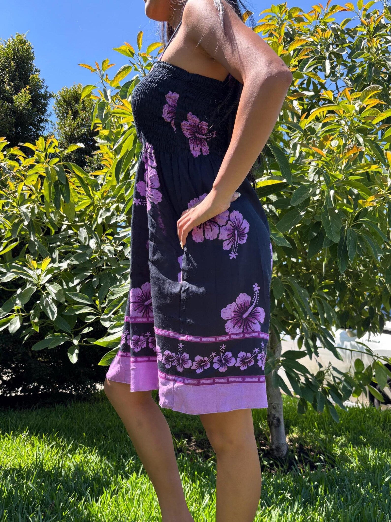 Kalei Sun Dress - Purple