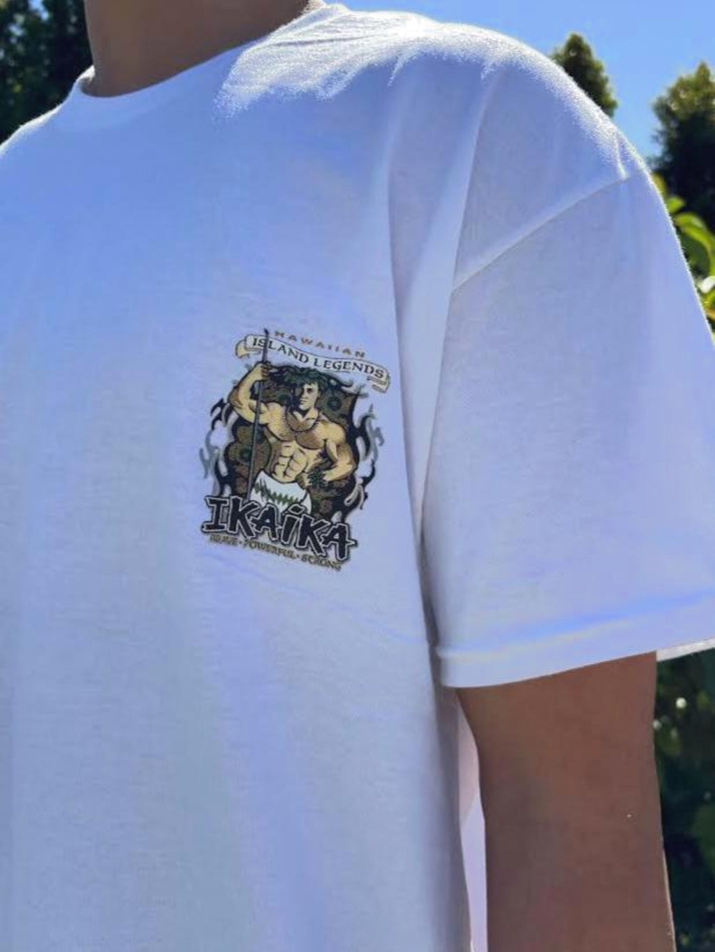 Ikaika Legends Graphic Tee - Black & White