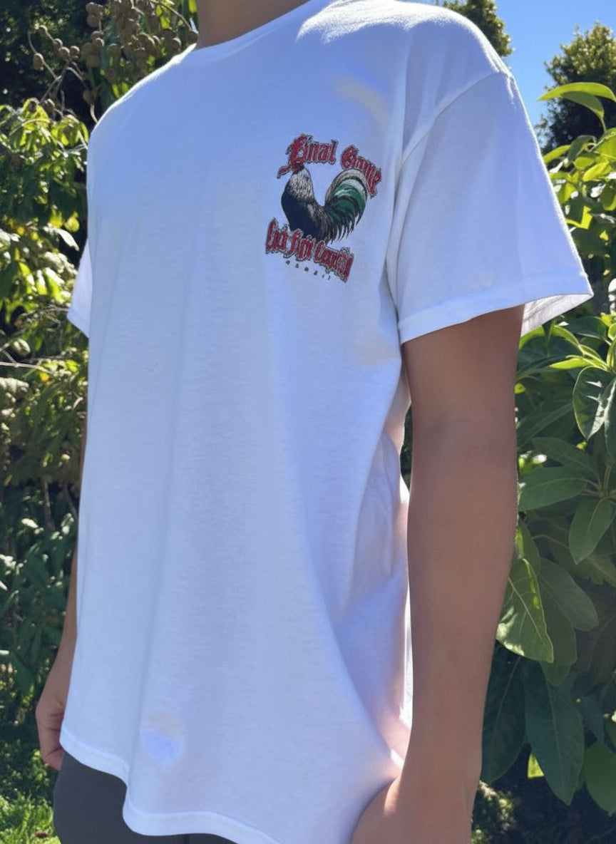 Final Game Rooster Graphic Tee - Black & White