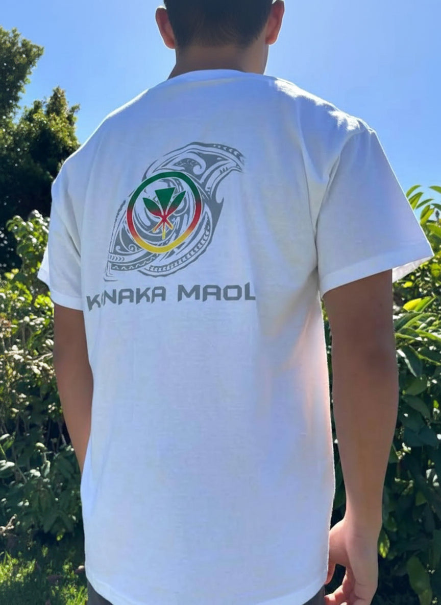 Kanaka Maoli Seal Graphic Tee - Black & White