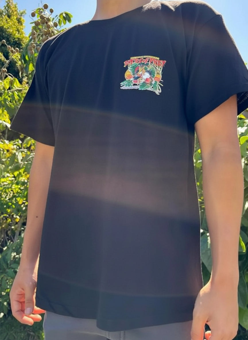 Birds of Prey Graphic Tee - Black & White