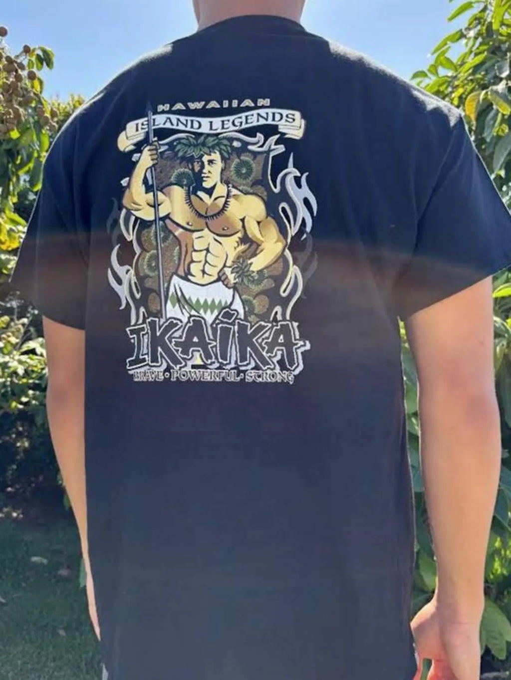 Ikaika Legends Graphic Tee - Black & White