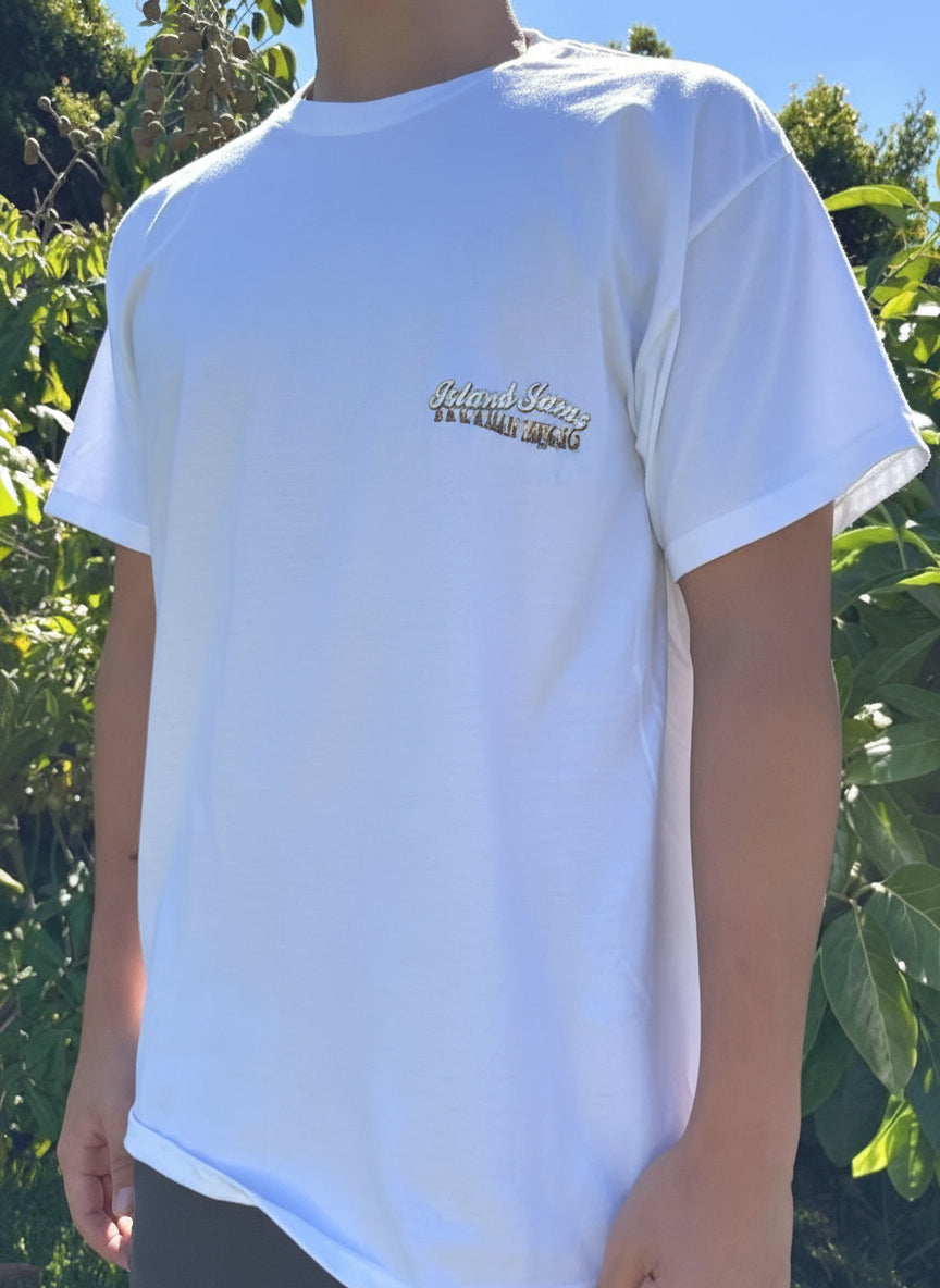 Tiki Island Jams Graphic Tee - Black & White