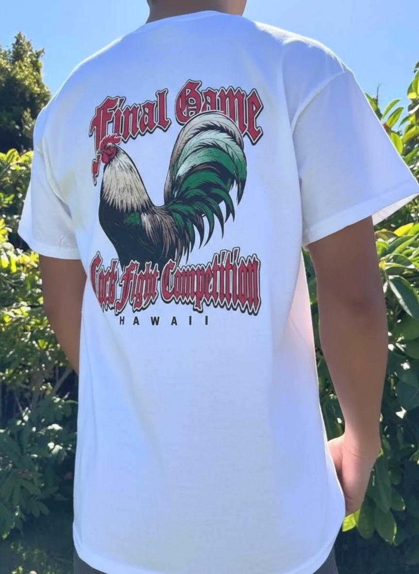 Final Game Rooster Graphic Tee - Black & White