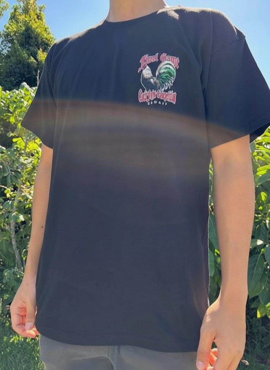 Final Game Rooster Graphic Tee - Black & White