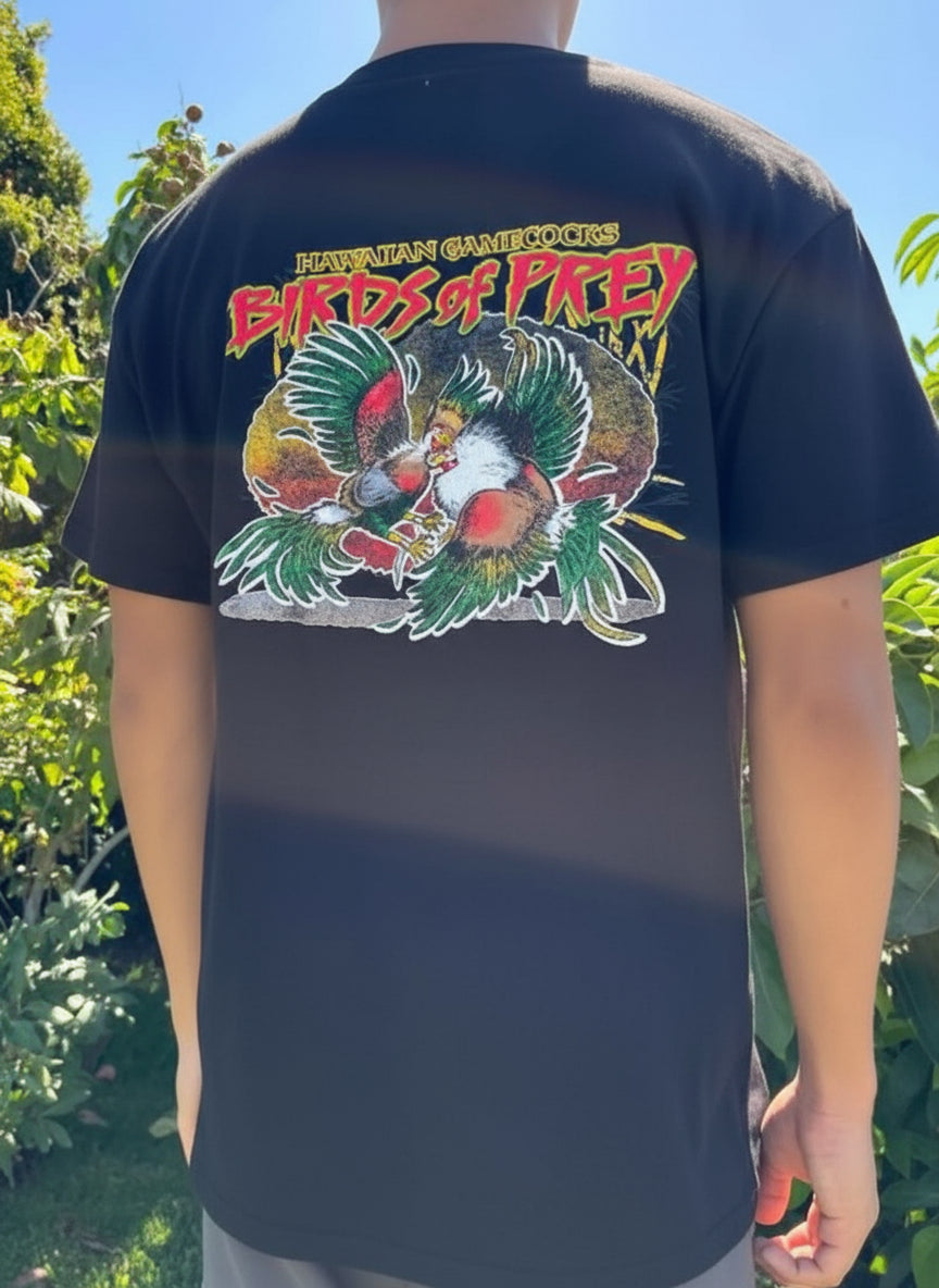 Birds of Prey Graphic Tee - Black & White