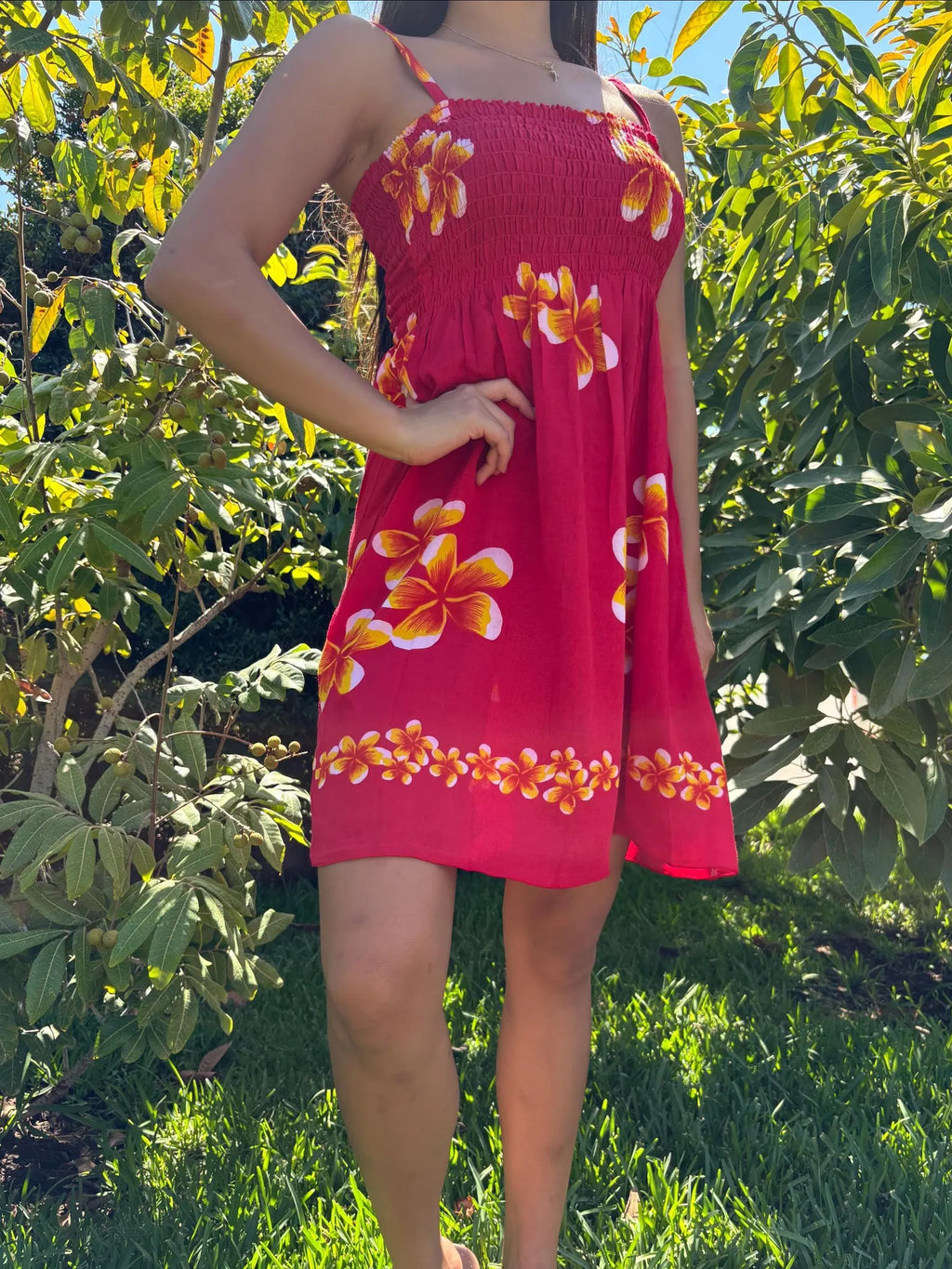 Mahina Sun Dress - Red