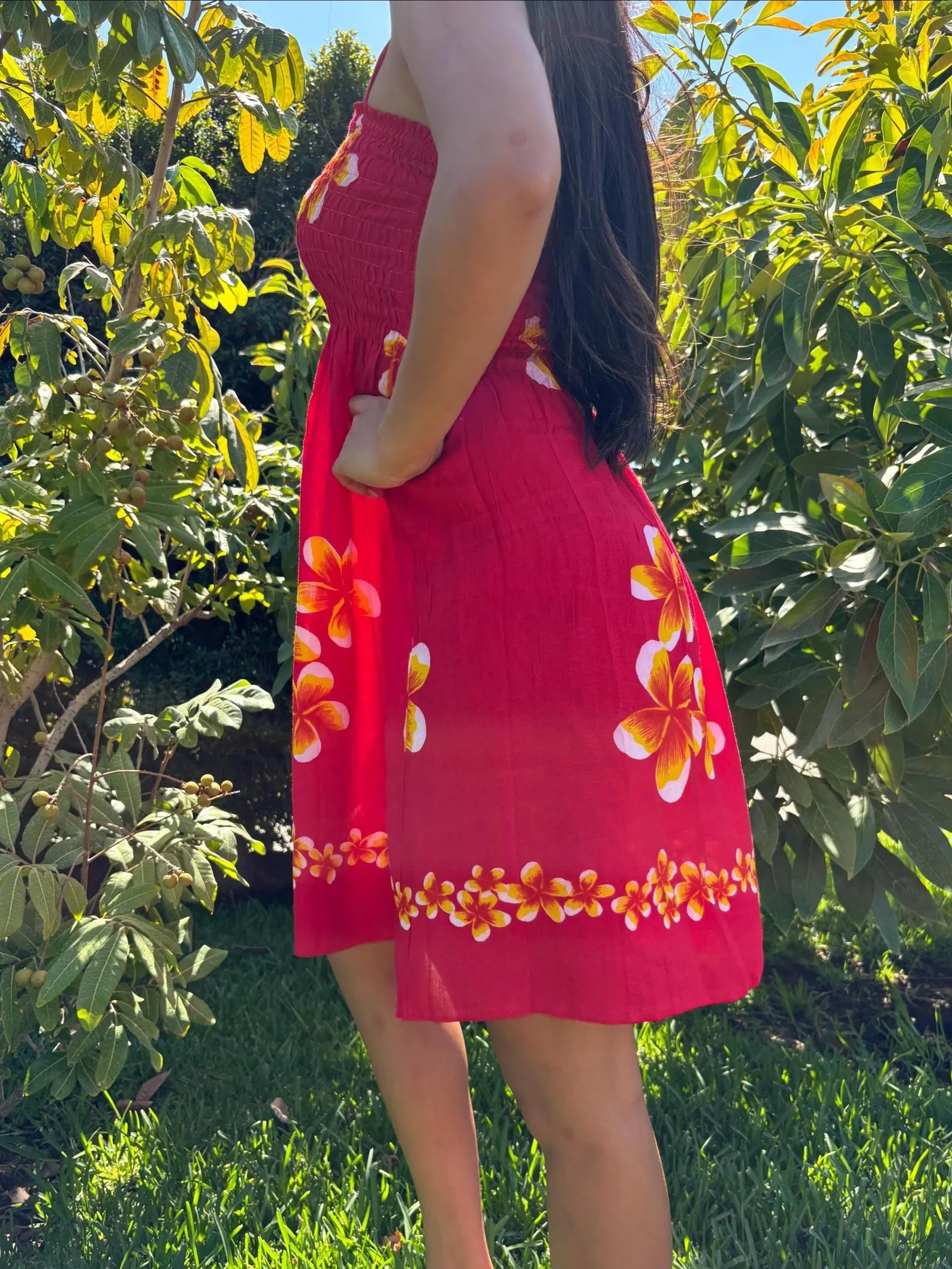 Mahina Sun Dress - Red