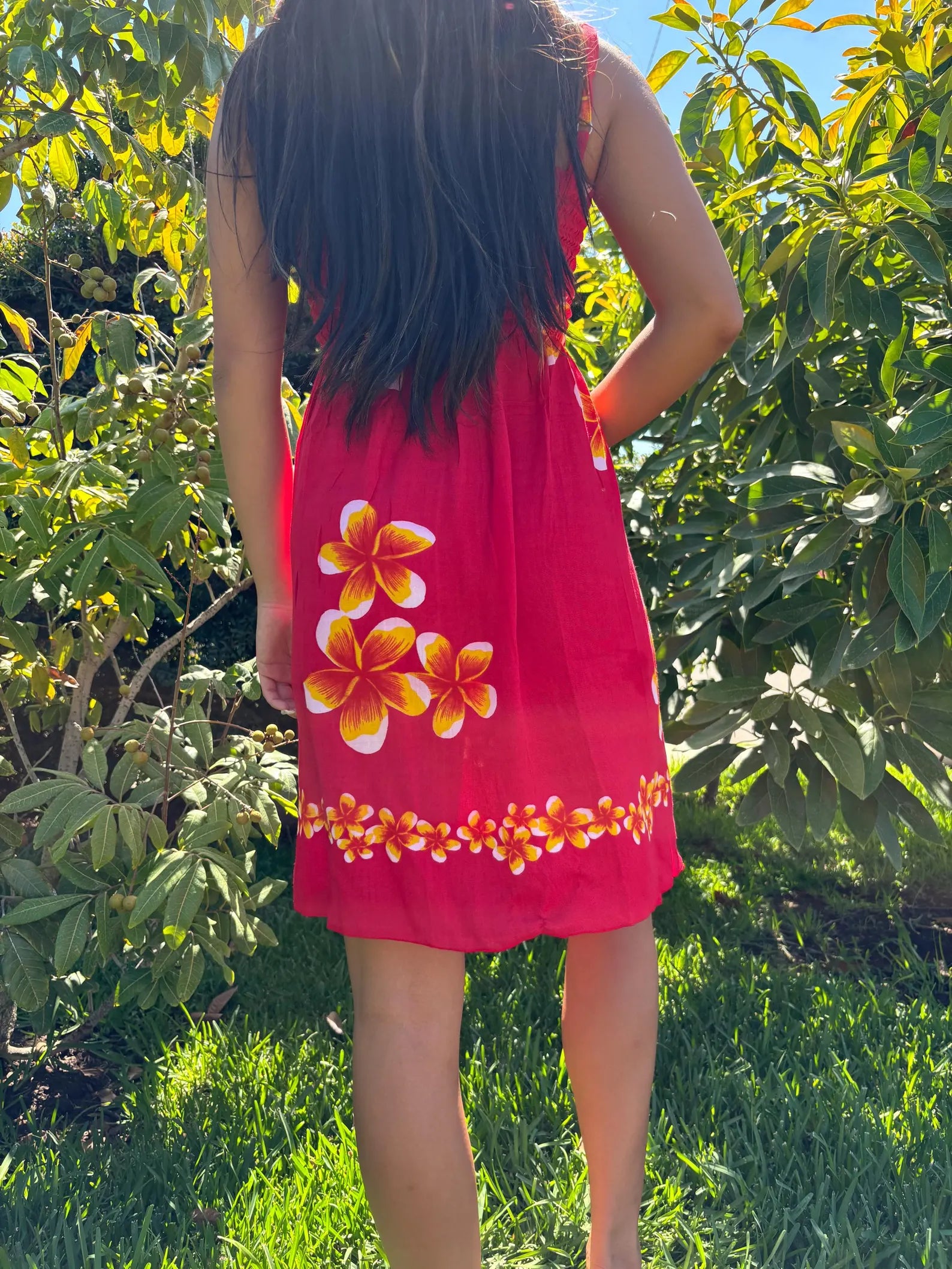 Mahina Sun Dress - Red