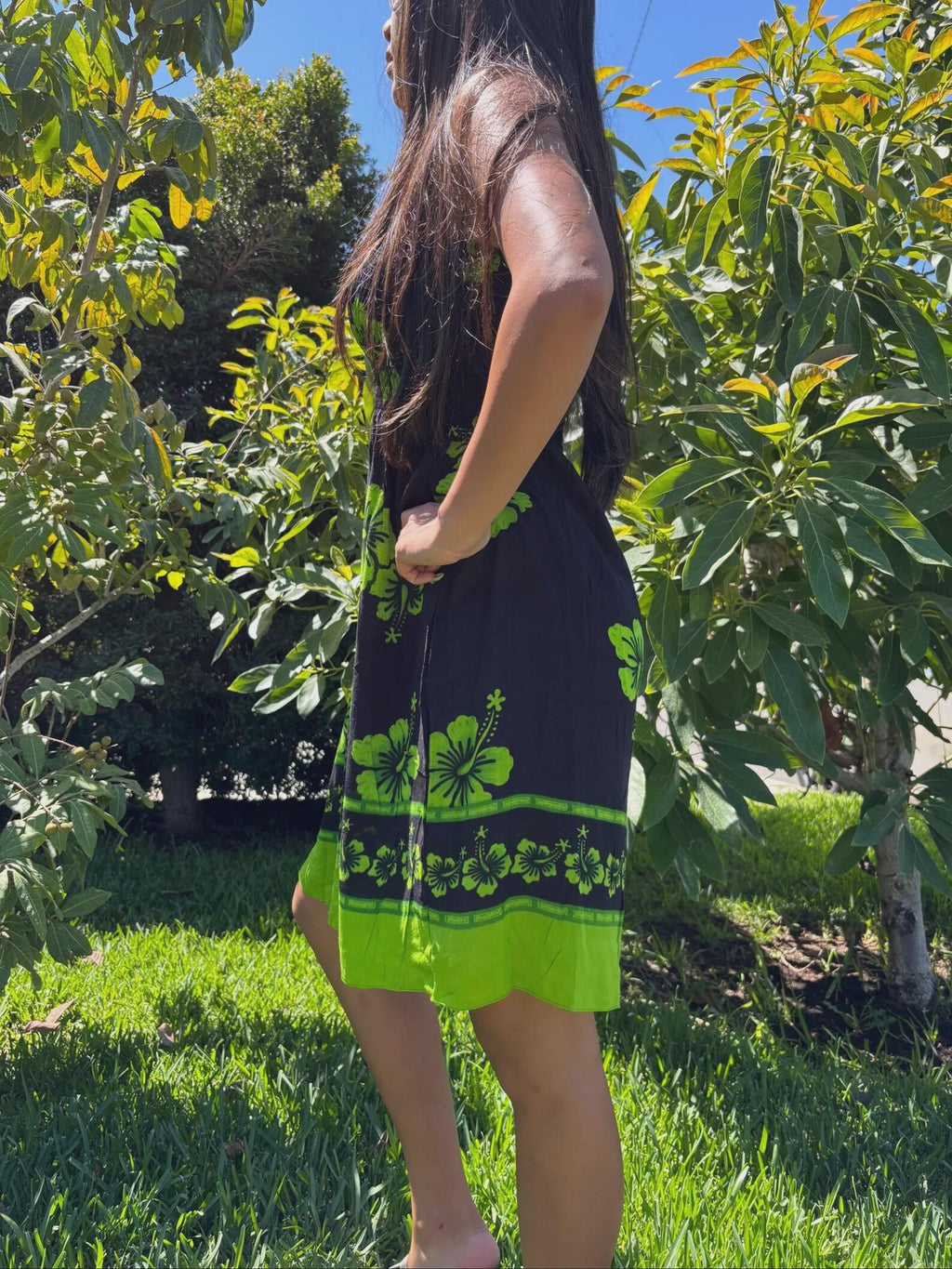 Kalei Sun Dress - Green