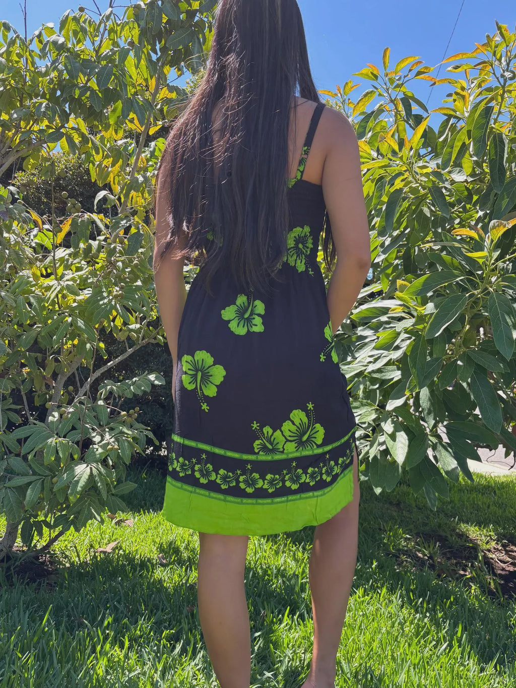 Kalei Sun Dress - Green