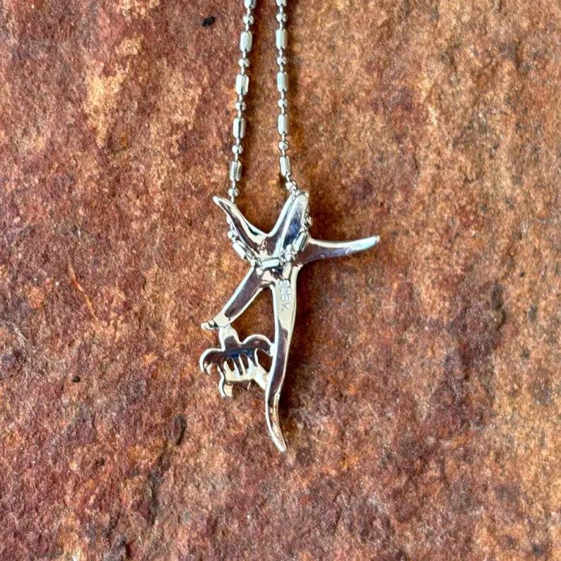 Star Fish Honu Pendant - Silver